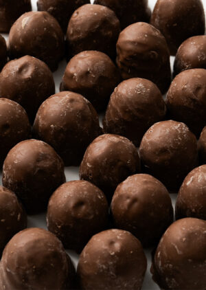 Gomitas con chocolate